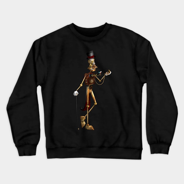 ClockBot (solo) Crewneck Sweatshirt by Winterbourne Workshop